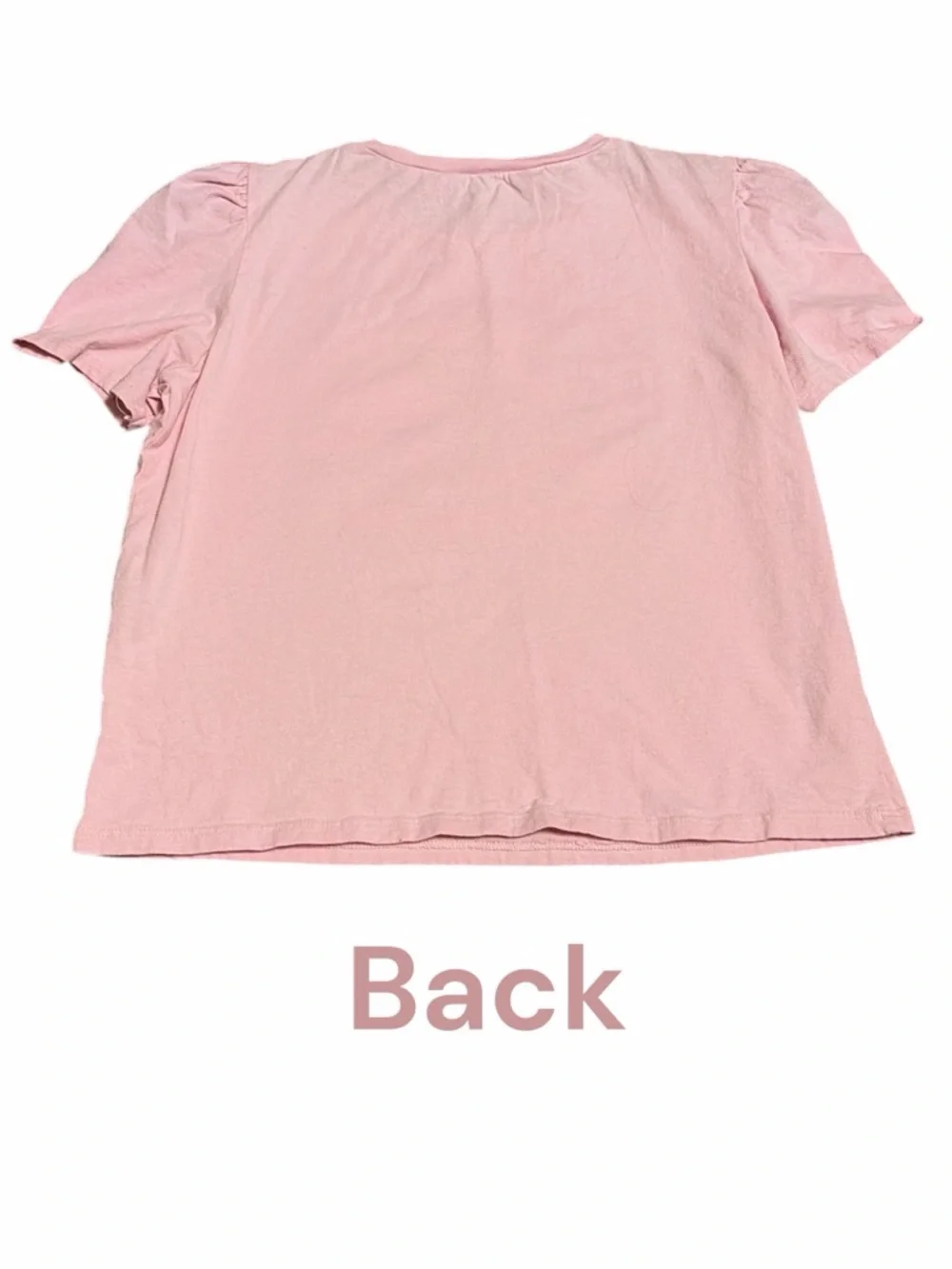Zara & Disney Collab Pink Mickey Graphic Short Sleeve Tee Puffy Clothes - Picture 5 of 5